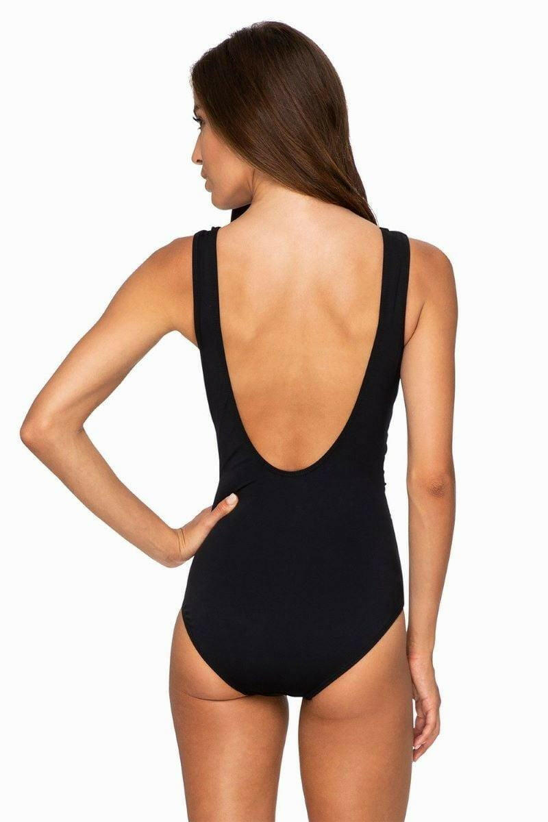 Jantzen JA84107DDE Heritage Classics DD/E Cup Front Ruched One Piece Black.