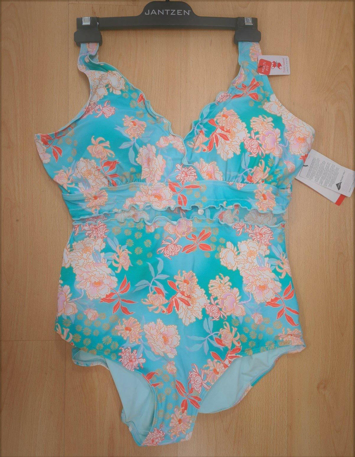 Jantzen JA84160 Kowloon Plus Size Multi fit One Piece.