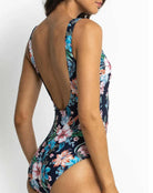Jantzen JA84375 Koh Lipe Gathered Surplice One Piece.