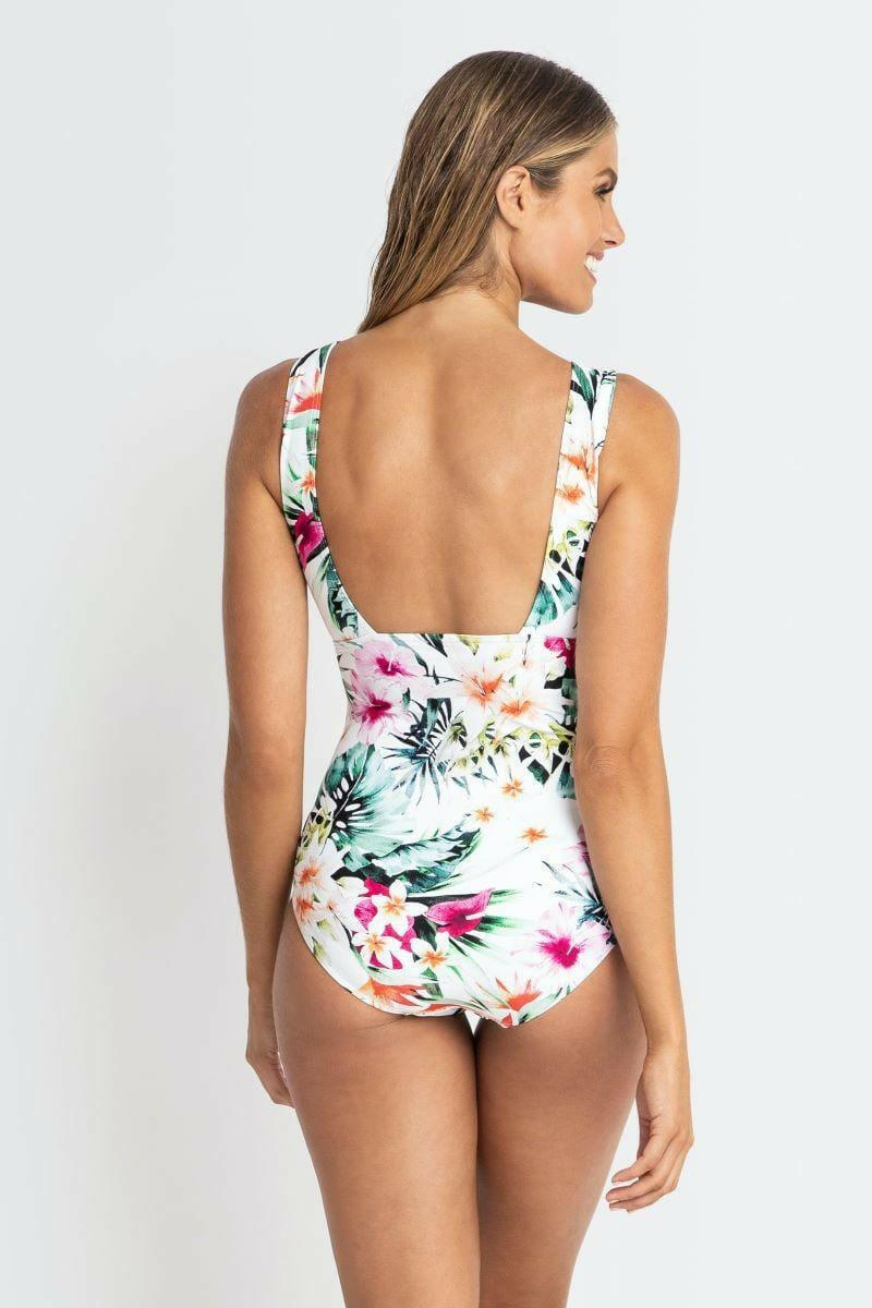 Jantzen Summer Square Neck Mastectomy One Piece.