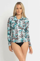 Jantzen JA90882 Island Zip Front Rash Vest.