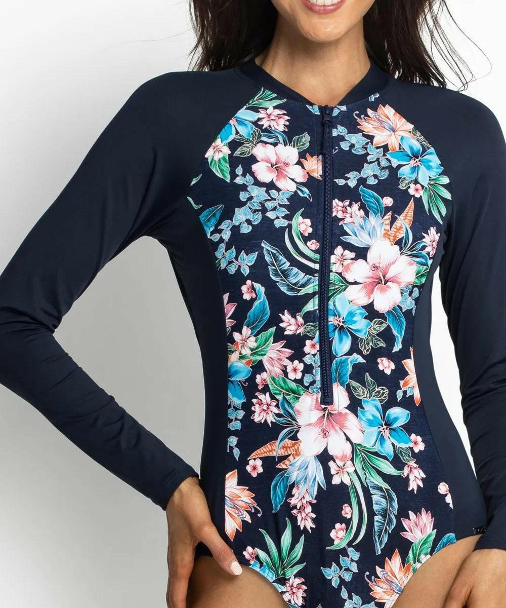 Jantzen  Koh Lipe Sun Safe Suit One Piece Navy.