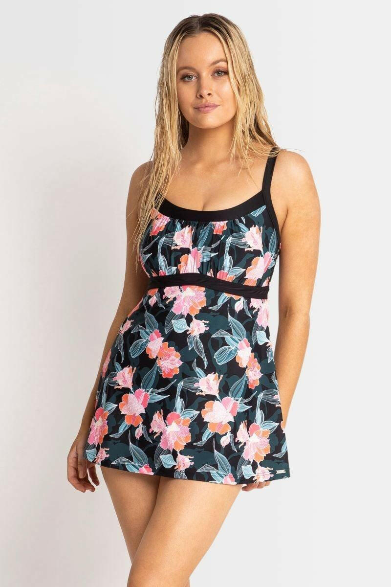 Jantzen JA84290 Select Empire Swim Dress Coral.