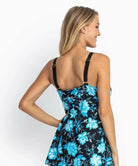 Jantzen JA84360 Select Empire Swim Dress Blue.