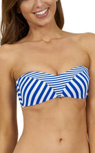 J4809 Meridian Spliced Bandeau Bra - Jets.