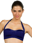 D Gathered Bandeau Top - Jets.