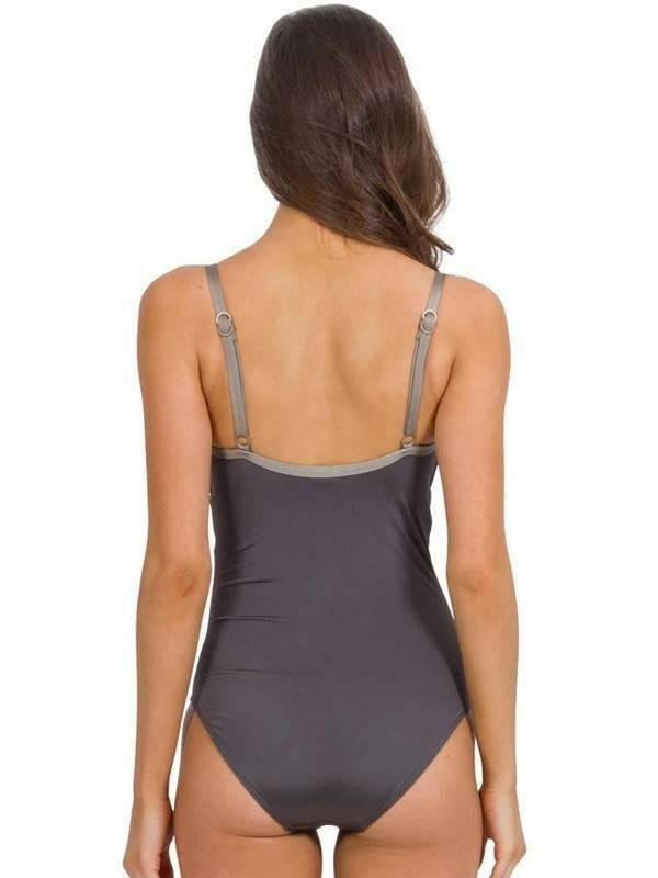 J1908DD/E Lustre DD/E Twist Front One Piece Maillot - Jets.