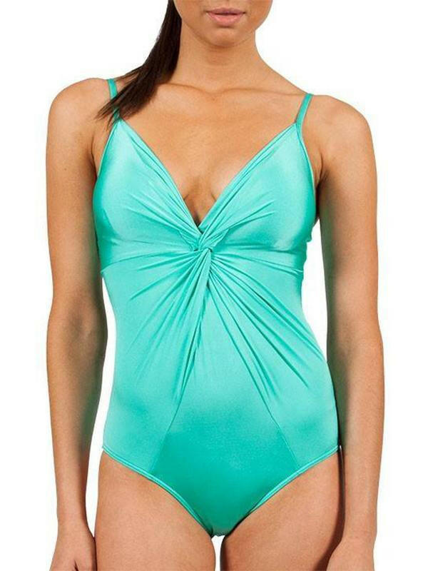 J1775C/D Lustre Twist Underwire Swimsuit - Jets.