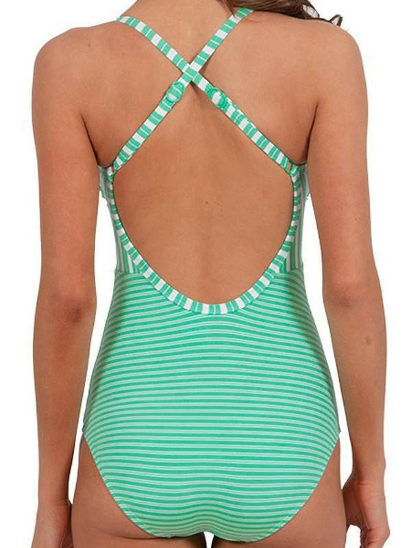J1806DD/E Tempo DD/E Tie Front Swimsuit - Jets.