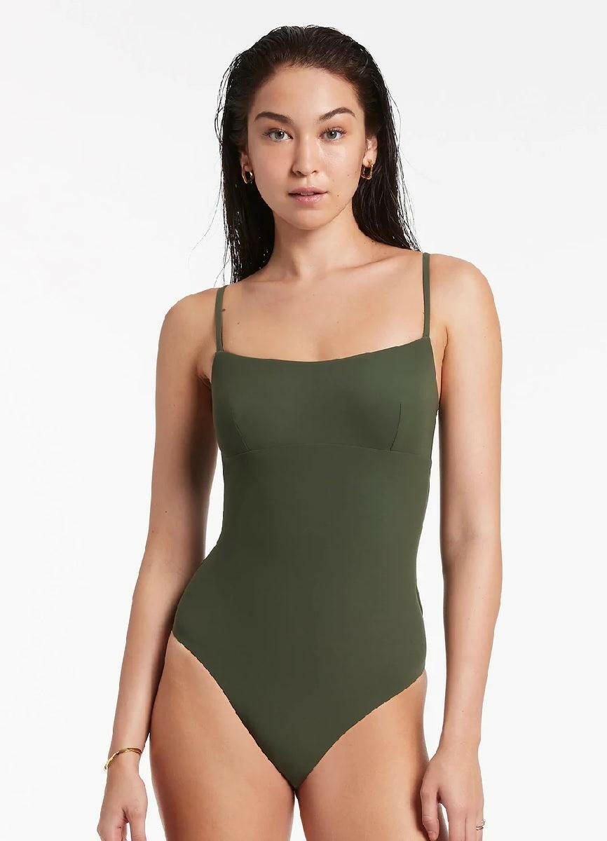 Jets Jetset Tank One Piece Olive.