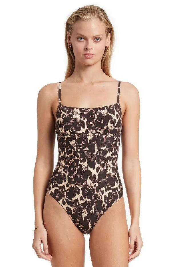 Jets Allure Tank One Piece Black.