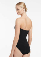 Jets Jetset Bandeau Signature Black One Piece.