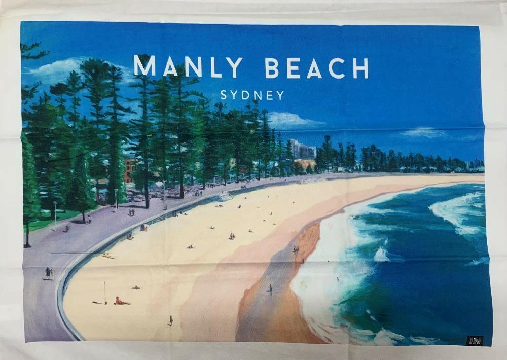 Manly Tea Towels by Julie Nicholson.