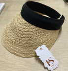 Kato Designs E-Star Straw Visor Black Trim One Size.