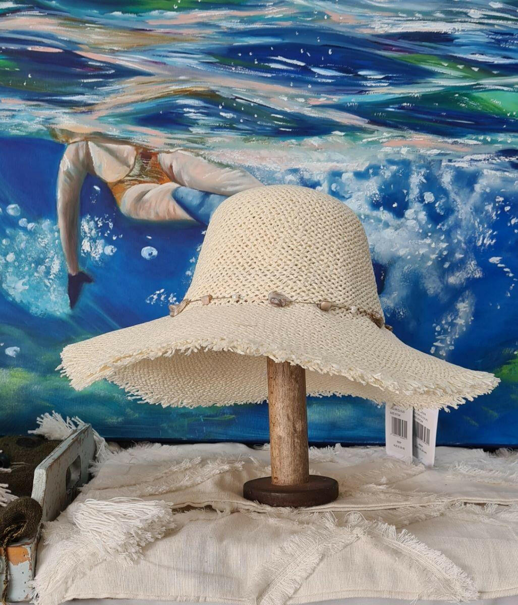 L2328 Ladies Frayed Edge Hat.