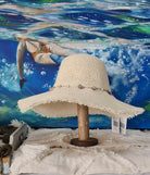 L2328 Ladies Frayed Edge Hat.