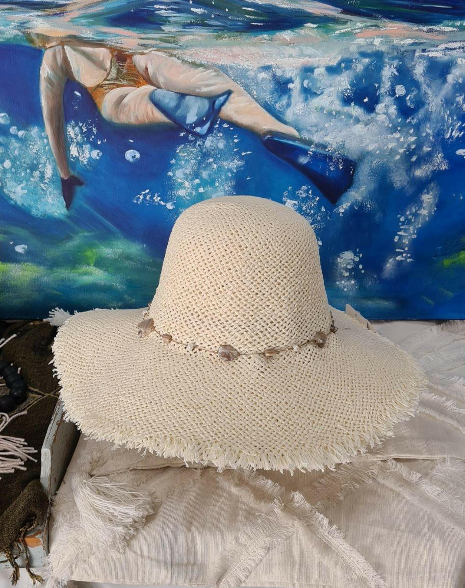 L2328 Ladies Frayed Edge Hat.