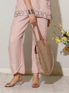 LSP21-122 La Strada Italian Linen Long Pants.