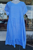 La Strada LSD21-261B  Italian Linen Fringe Baby Doll Dress.