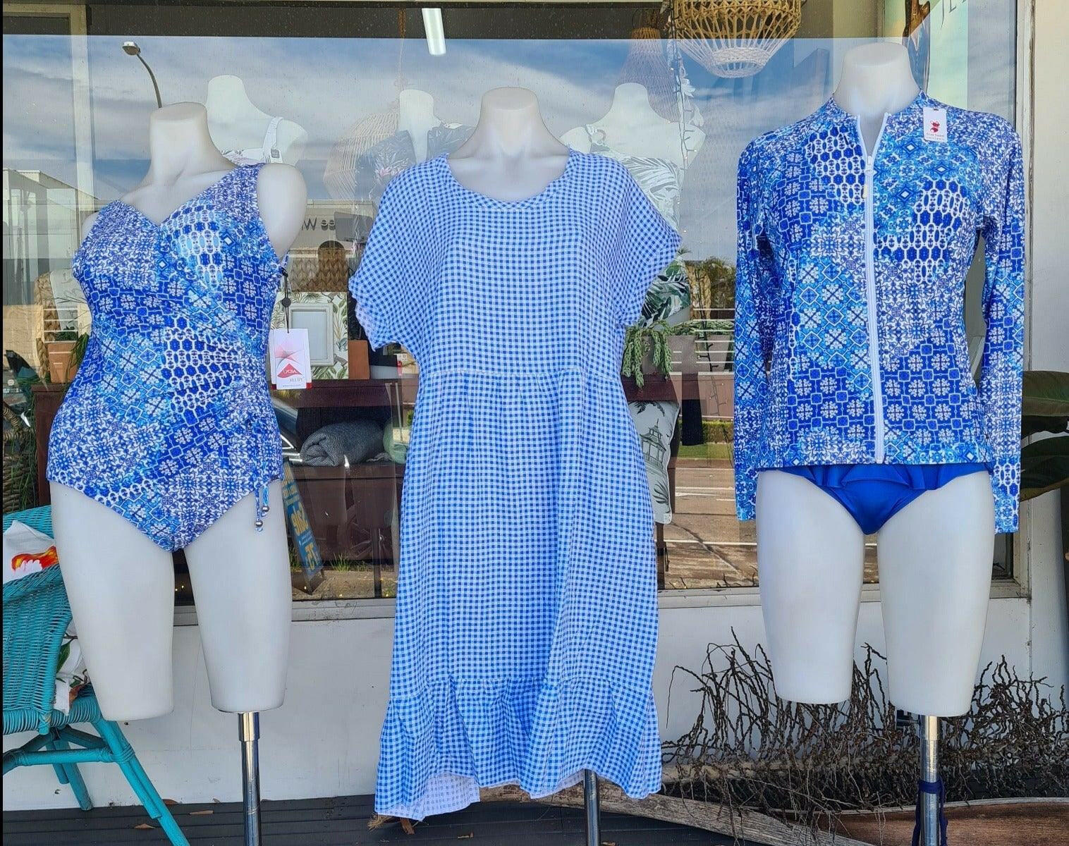 La Strada LSD21-261B  Italian Linen Fringe Baby Doll Dress.