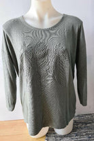 La Strada Militaire Long Sleeved Top.