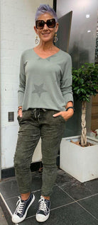 LSP21-665 La Strada Corduroy Pants.