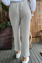 La Strada Wild Raw Italian Linen Pants.