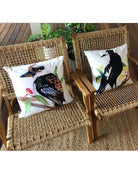 Kookaburra Cushion Cover Soft Plush Double Printed.