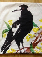 Magpie Cushion Cover 45 x -45cm Soft Plush Double Sided.