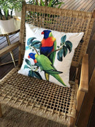 Rainbow Lorikeet Cushion Cover 45cm.