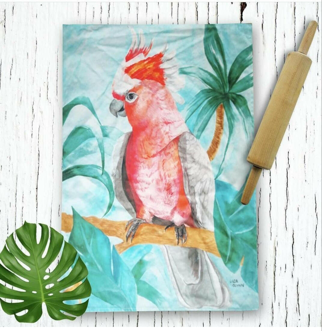 Australian Native Birds Gift Box Sets of Tea Towels.