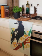 Magpie Tea Towel 100% Cotton.