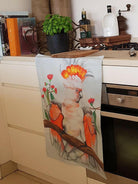 Major Mitchell Cockatoo Australian Souvenir Tea Towels.