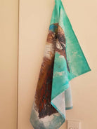 Kookaburra Two Australian Bird Tea Towel 100% Cotton.