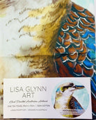 Kookaburra Aqua Tea Towel 100% Cotton.