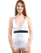 M4417RS Reversible Halterneck Swimwear. Moontide.