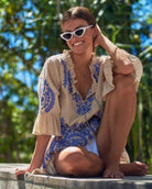 HS21-NAUG-2472 Naudic Hacienda Tunic Denver Aari Embroidered Kaftan.