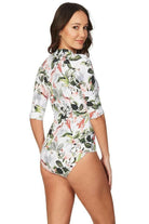 Niptuck NO5290WIW Isle of Waimea Yvonne Mid Sleeve Sun Safe Top.