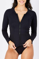 TO5283PK Niptuck Long Sleeve Balck Rash Vest.