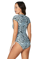 Niptuck NN1282AMB Blue Animal Magic Una Surfsuit Blue.