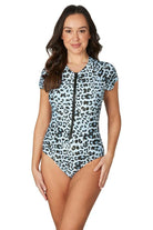 Niptuck NN1282AMB Blue Animal Magic Una Surfsuit Blue.