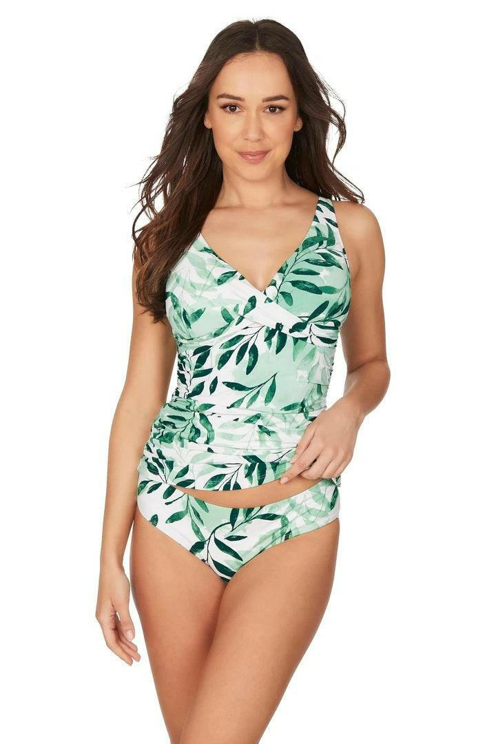 Nip Tuck NN2182OSG Oasis Delores Tankini Green Singlet.