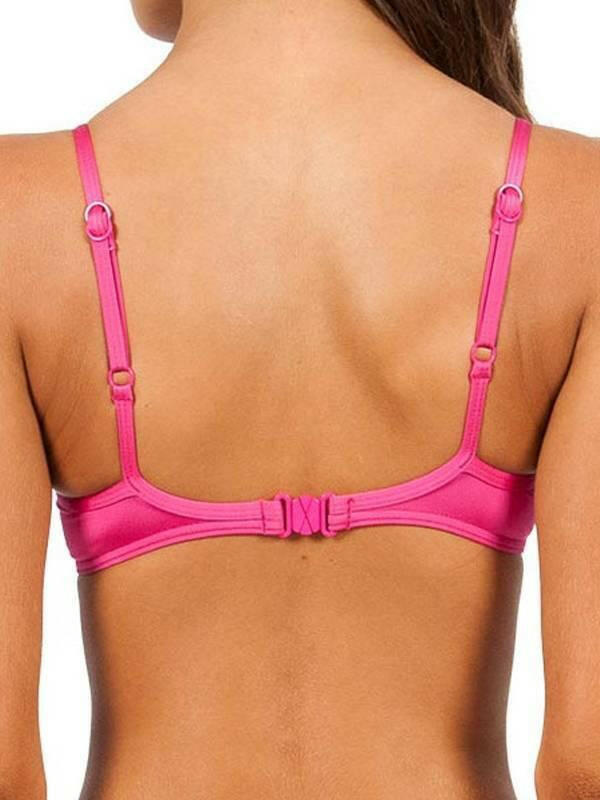 J4640 Lustre Tassel Underwire Bikini Top - Jets.