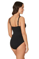 Multi fit Ruched Front One Piece - Teal-Navy-Black.