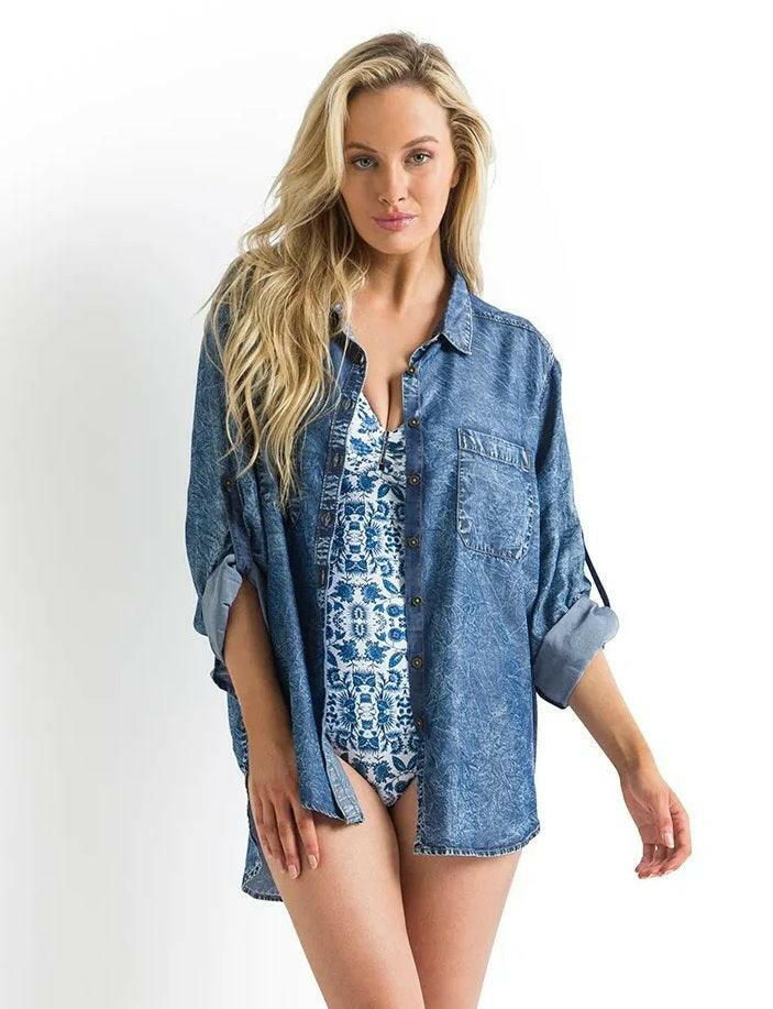 Sunseeker SS912824 Denim Slouch shirt.
