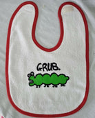 The Famous Grub Baby Bib - Terry Towelling 100% Cotton.