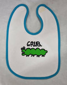 The Famous Grub Baby Bib - Terry Towelling 100% Cotton.