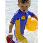 Ozi Varmints All In One Zip Swimsuit - Red/Sun/Ocean.