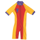 Ozi Varmints All In One Zip Swimsuit - Red/Sun/Ocean.