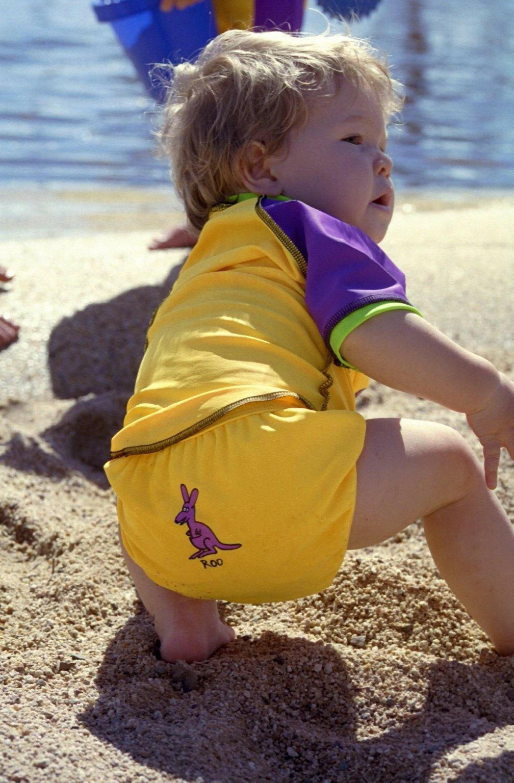 Ozi Varmints Baby Aqua Nappy Diaper.